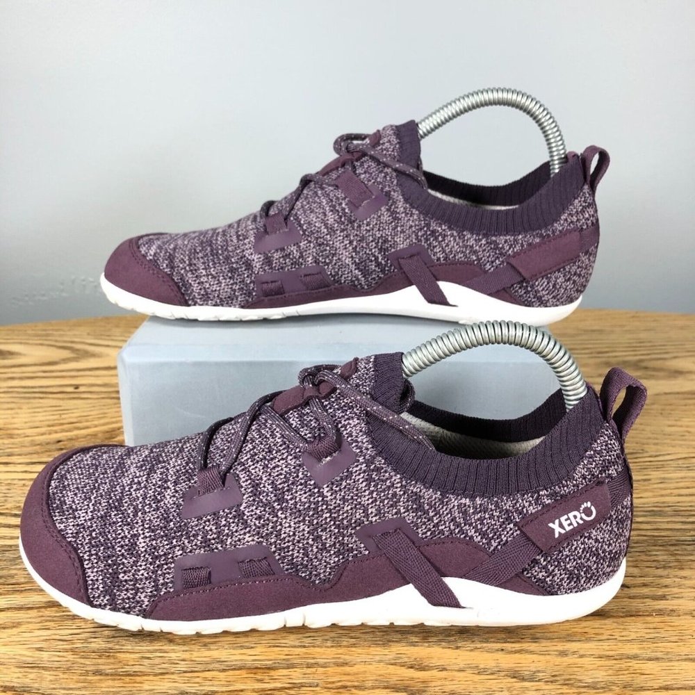 Xero Shoes Oswego Barefoot Minimalist Running Shoes (Women 8.5, purple)